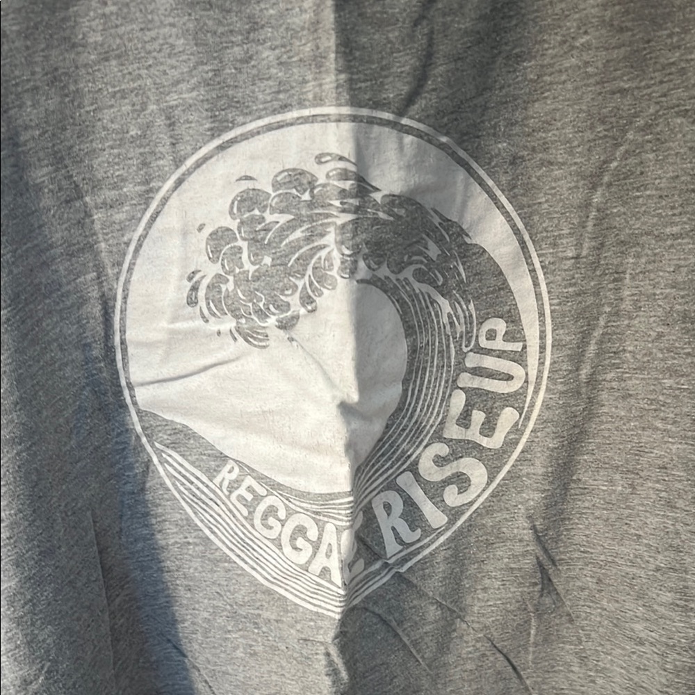 Reggae Rise Up Grey Crop - Picture 2 of 3